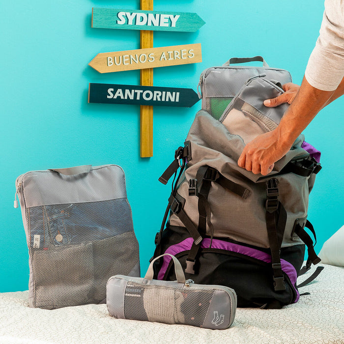 Suitcase Organiser Compression Bags Compakube 4 Pieces