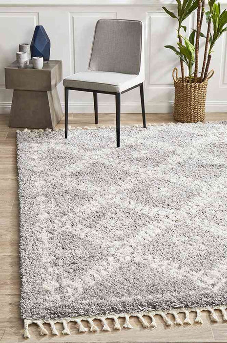 Saffron 33 Silver 330 Cm X 240 Cm Rug - Rectangle