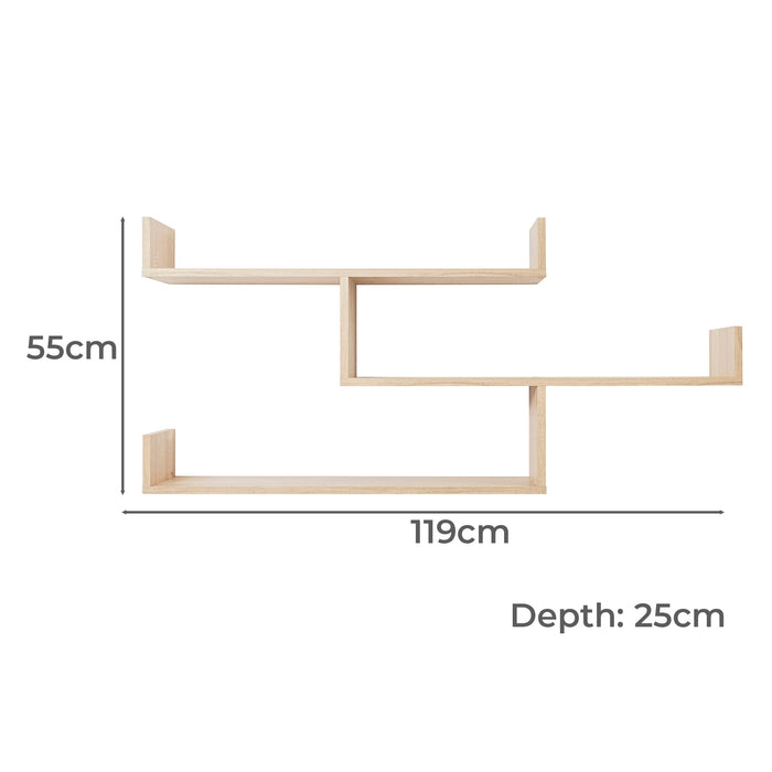 Multi Level Shelf Kit (Oak)