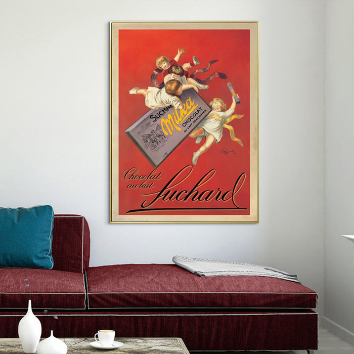 Wall Art 40Cmx60Cm Milka Chocolates By Suchard Gold Frame Canvas