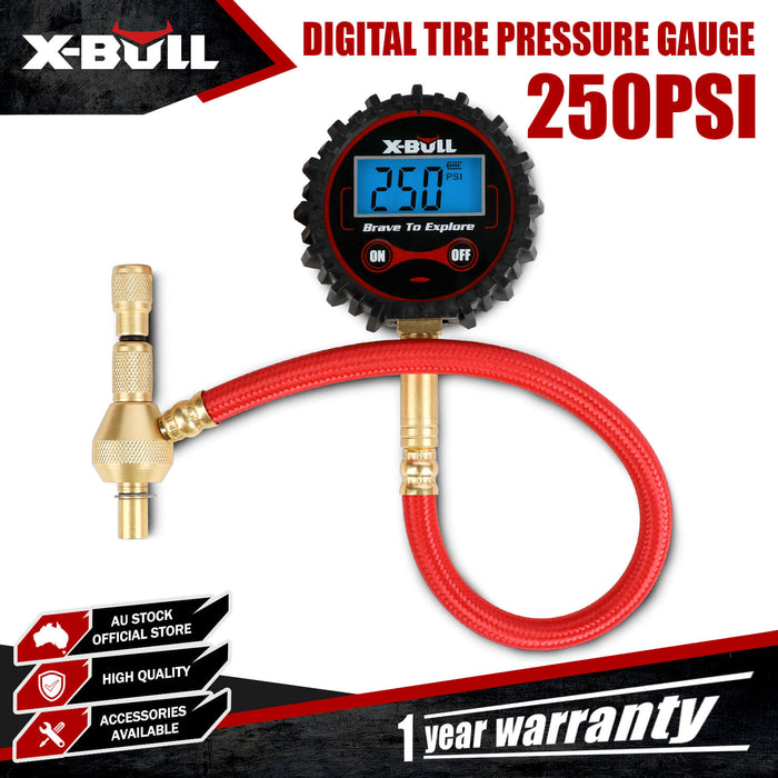 Digital Tire Pressure Gauge 250Psi Tyre Air Pressure Car Motorcycle Led