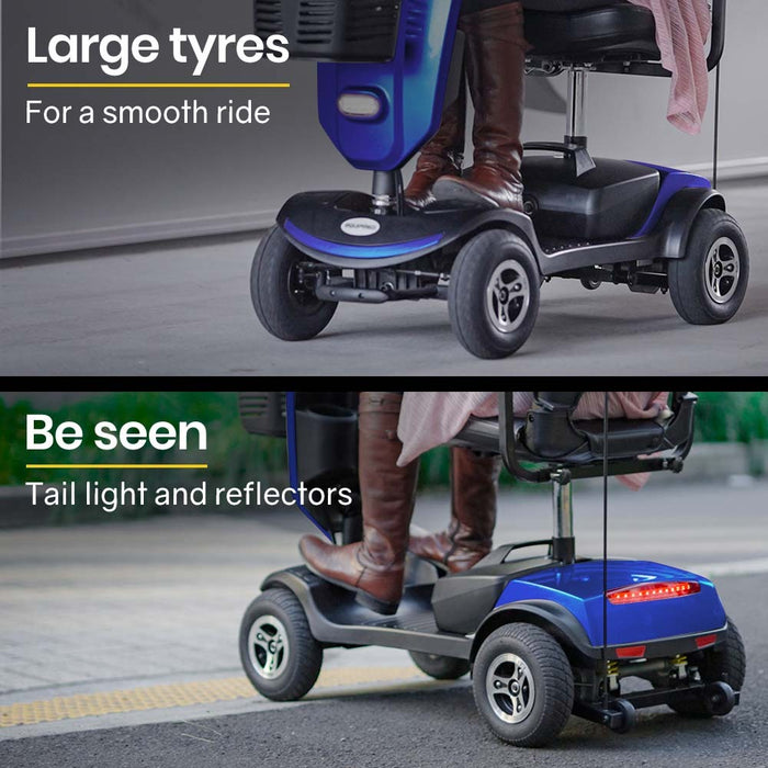 Electric Mobility Scooter For Elderly Motorized Riding Older Adults Aid Portable E-Scooter