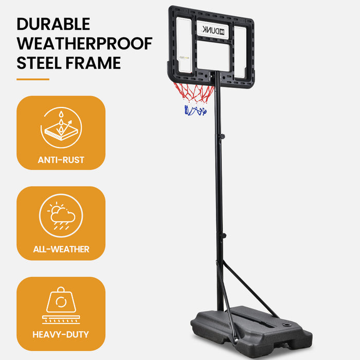 Portable Kids Basketball Hoop Stand System 1.15M To 1.60M Height Adjustable