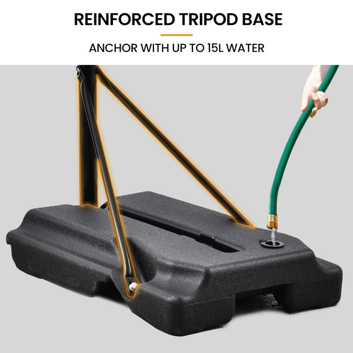 Portable Kids Basketball Hoop Stand System 1.15M To 1.60M Height Adjustable