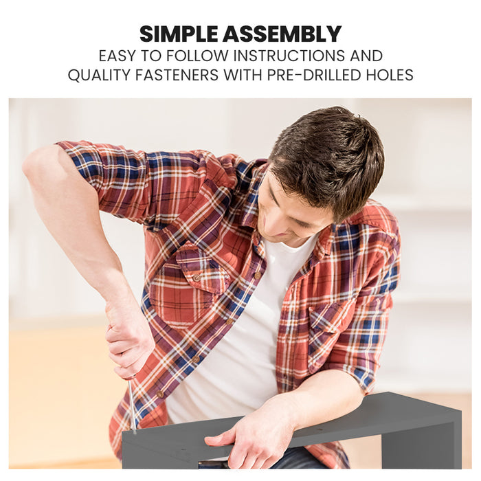 Trundle Storage Under Bunk Bed Drawers 2 Pieces Grey