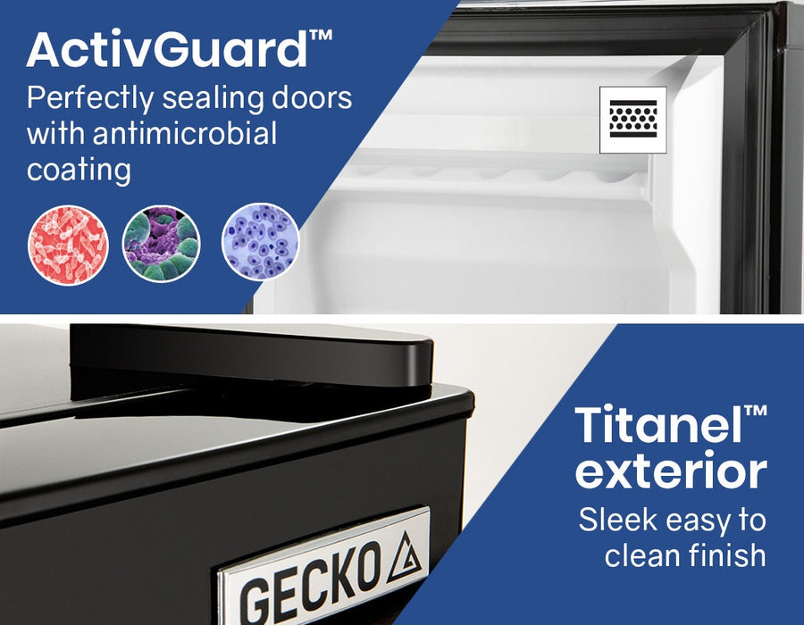 125L Portable Fridge Freezer Camping Motorhome Caravan Upright Fridges 12V / 24V / 240V Black