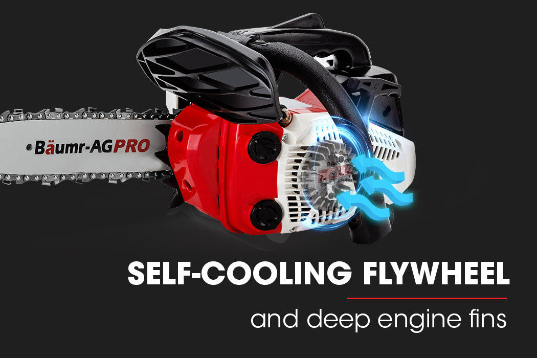 25Cc Petrol Chainsaw Arborist 10 Bar Tree Pruning Garden Chain Saw