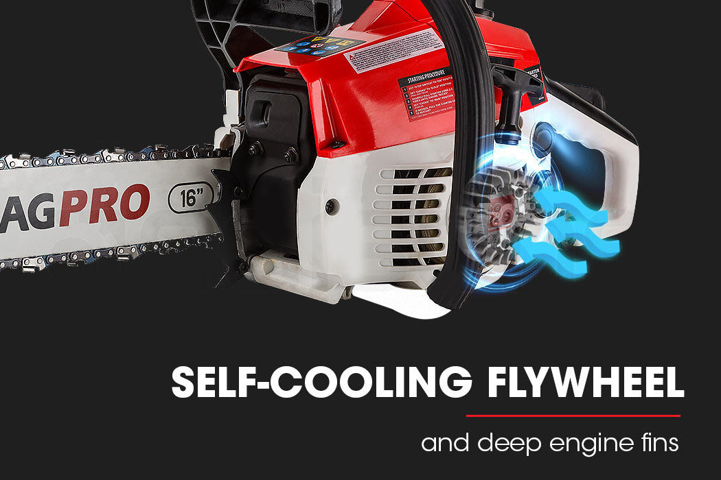 38Cc Petrol Commercial Chainsaw 16 Bar E-Start 3.2 Hp Chain Saw