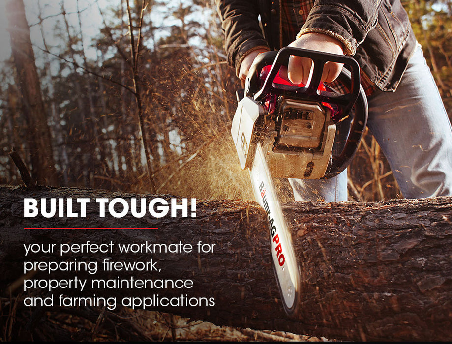 38Cc Petrol Commercial Chainsaw 16 Bar E-Start 3.2 Hp Chain Saw