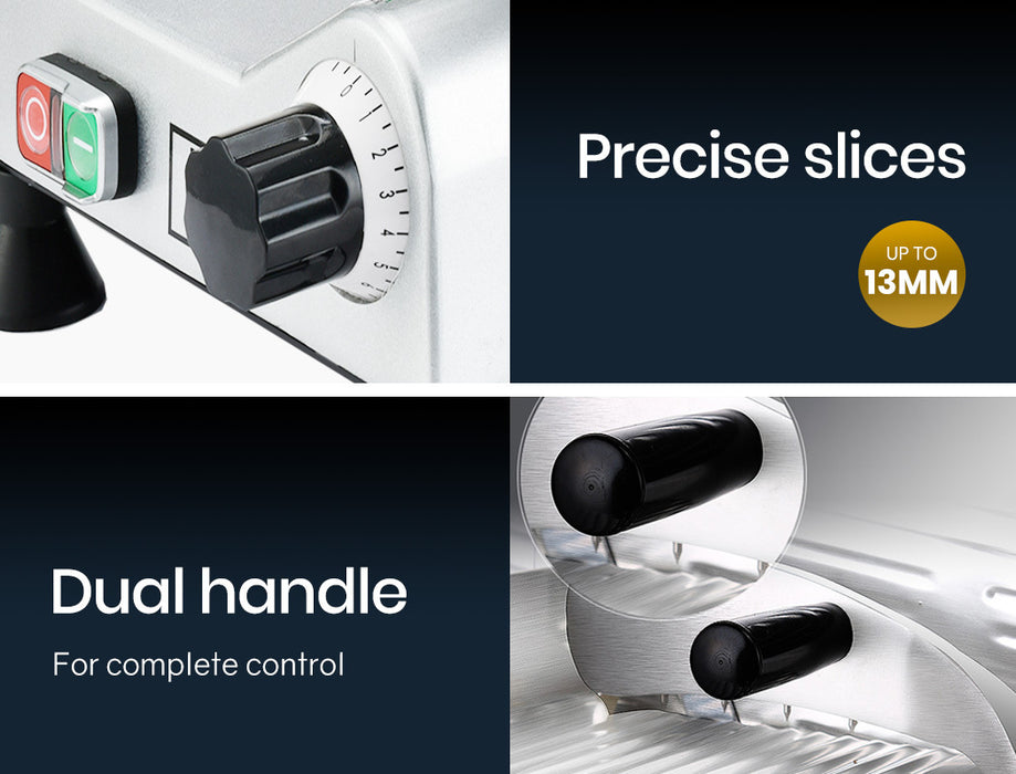 8 Inch Commercial Meat Slicer 280W Electric Food Cutting Machine Deli Shaver Cutter 200Mm