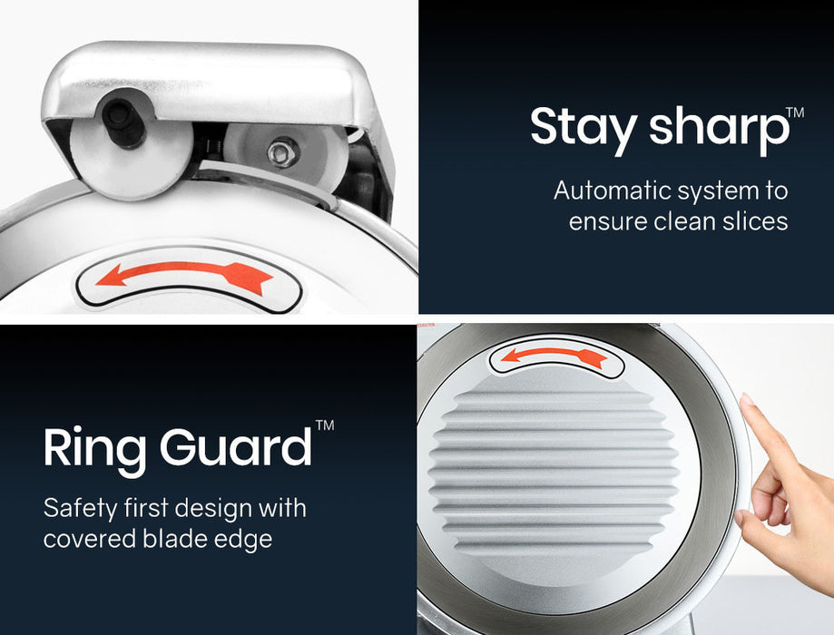 8 Inch Commercial Meat Slicer 280W Electric Food Cutting Machine Deli Shaver Cutter 200Mm