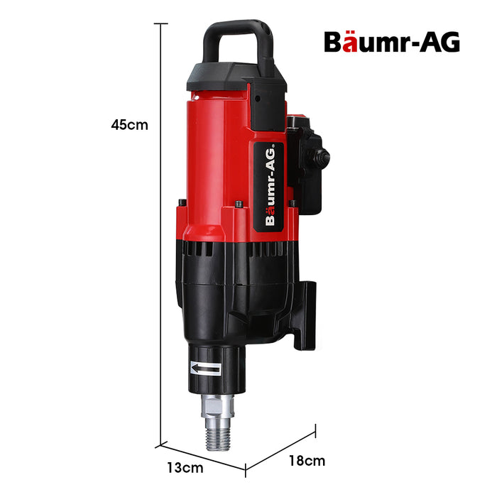 3200W 300Mm Wet / Dry Core Drill For Concrete Hole Drilling