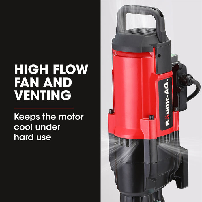 3200W 300Mm Wet / Dry Core Drill For Concrete Hole Drilling