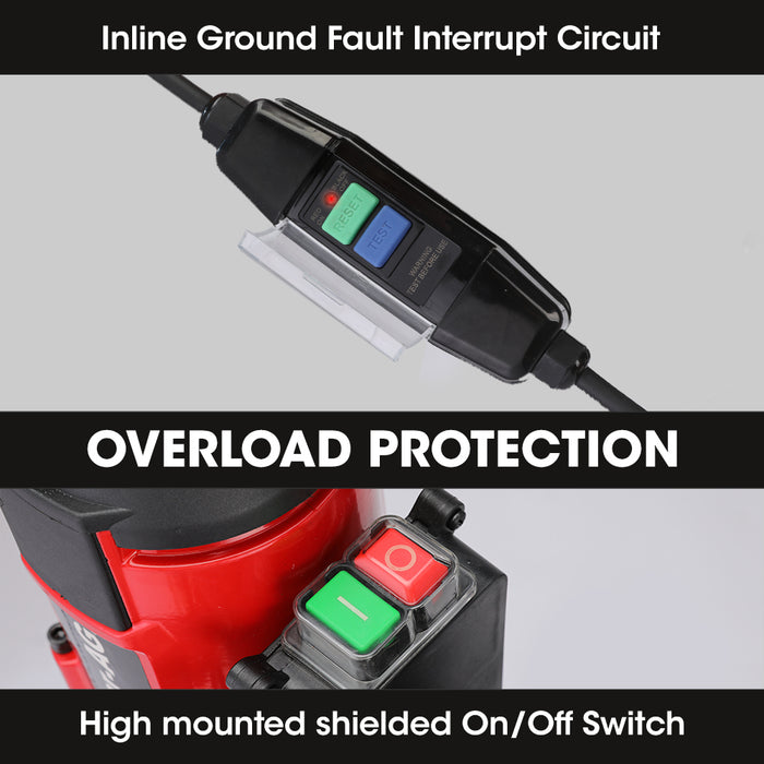 3200W 300Mm Wet / Dry Core Drill For Concrete Hole Drilling