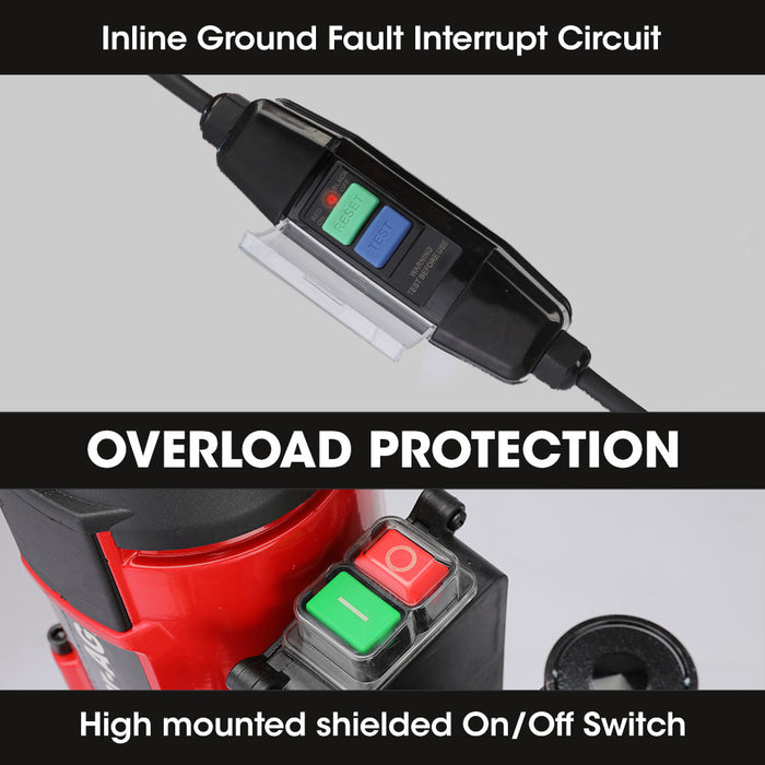 3200W 280Mm Concrete Core Drill With Stand Rig