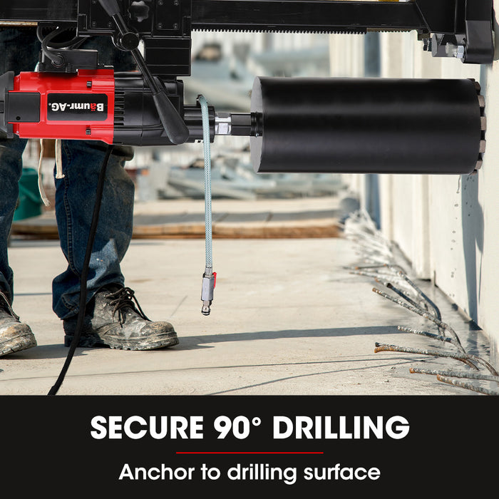 3200W 280Mm Concrete Core Drill With Stand Rig