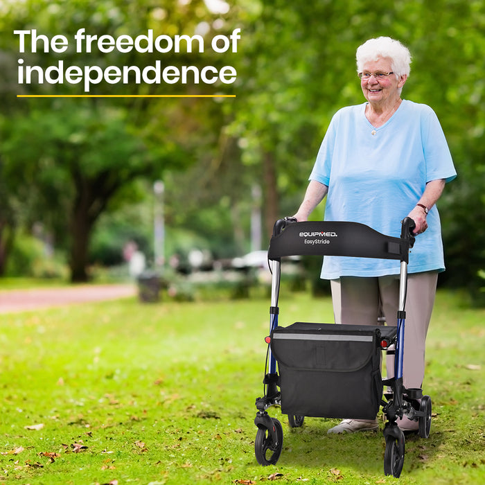 136Kg Capacity | Lightweight Design | Adjustable Height Deluxe Rollator