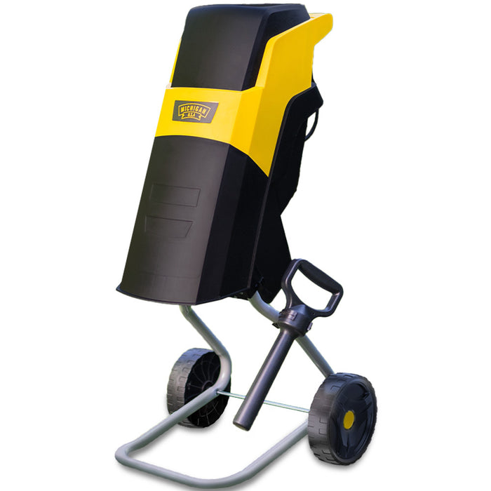 2400W Electric Garden Mulcher Shredder Portable Wood Chipper Push Stick 40L Collection Bag