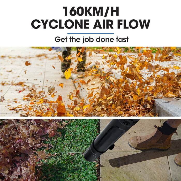 20V Leaf Blower & Line Trimmer / Edger Combo Kit With 4.0Ah Battery & Fast Charger