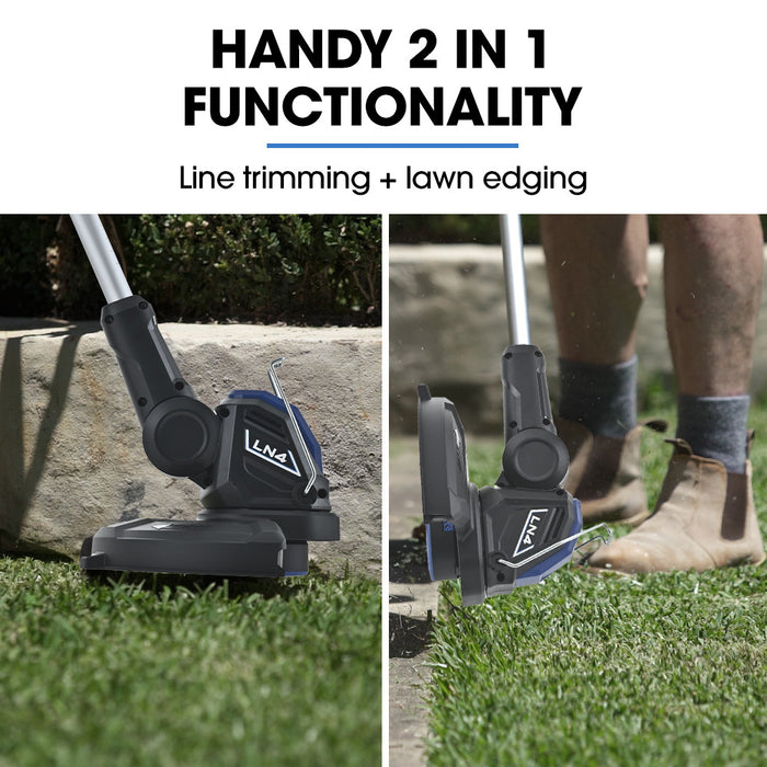 20V Leaf Blower & Line Trimmer / Edger Combo Kit With 4.0Ah Battery & Fast Charger