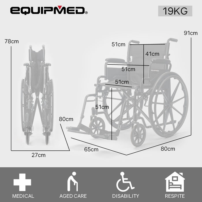 24 Inch Folding Bariatric Wheelchair Xl Wide Design 136Kg Capacity Park Brakes Retractable Armrests Dark Grey Hammertone