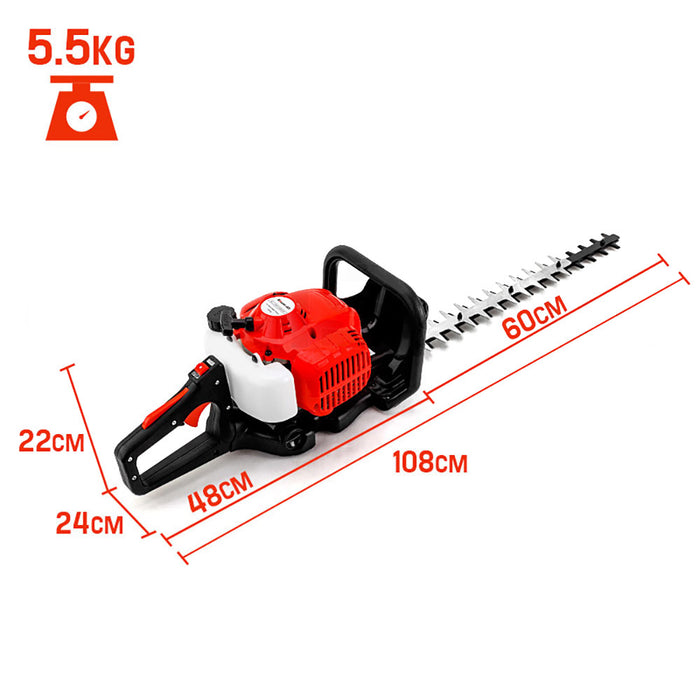 26Cc Petrol Hedge Trimmer - 2-Stroke Clipper Saw Precision 24 Blade