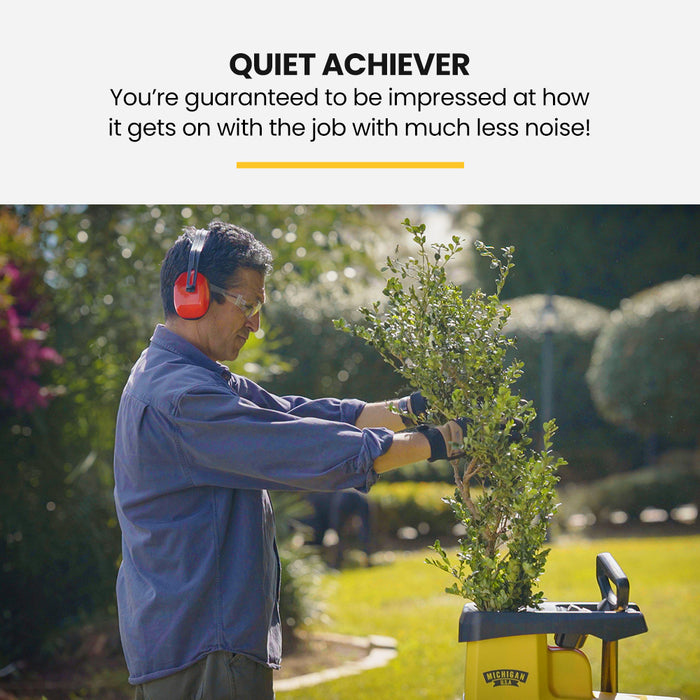 2400W Electric Mulcher Crushing Garden Shredder Chipper