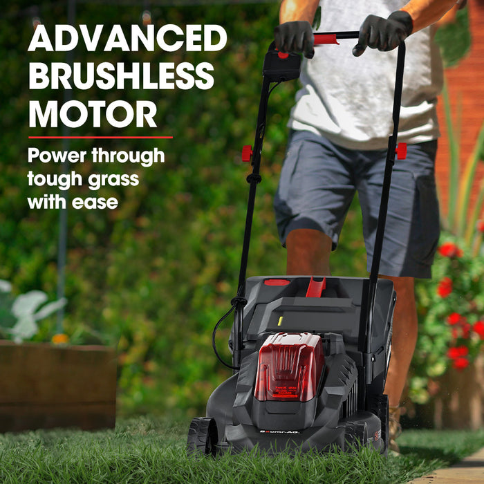 450Cx 40V Sync Cordless Lawn Mower Kit Fast Charger 2 X 4Ah Battery 320Mm Grass Cutting Path