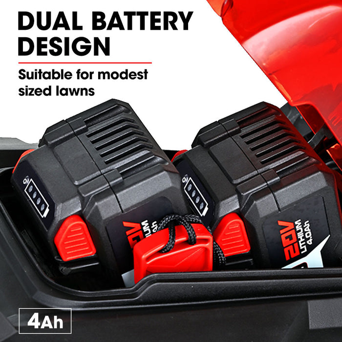 450Cx 40V Sync Cordless Lawn Mower Kit Fast Charger 2 X 4Ah Battery 320Mm Grass Cutting Path