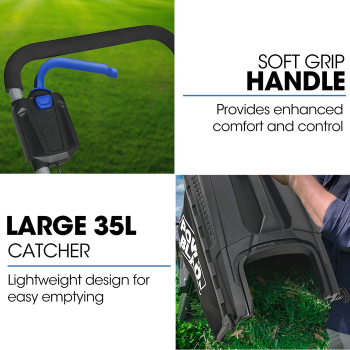 350Cx 20V 13" Cordless Lawn Mower Kit Fast Charger 4Ah Battery 5 Height Brushless Electric 330Mm Cutting Path