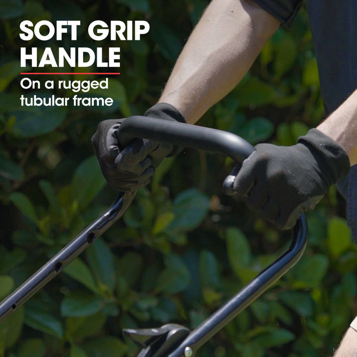 Lawn Mower 139Cc 17 Petrol Push Lawnmower 4-Stroke Engine Catch