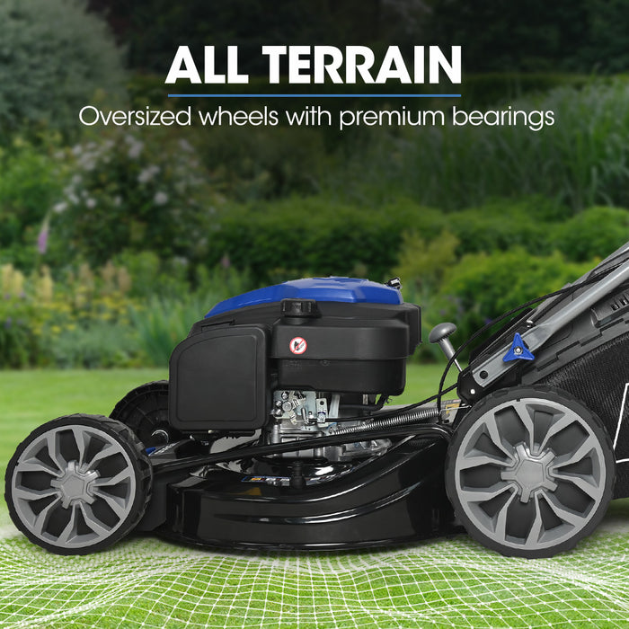 20" 200Cc Self-Propelled Lawn Mower 7 Height Steel Deck Deck Wash Port Ohv 4-Stroke Petrol - Vs900
