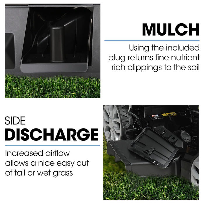 20" 200Cc Self-Propelled Lawn Mower 7 Height Steel Deck Deck Wash Port Ohv 4-Stroke Petrol - Vs900