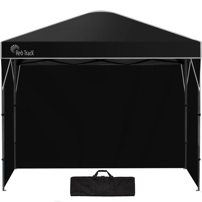 3.6X2.2M Ultra Compact Folding Gazebo Walls Carry Bag Portable Outdoor Popup Marquee For Camping Beach Black
