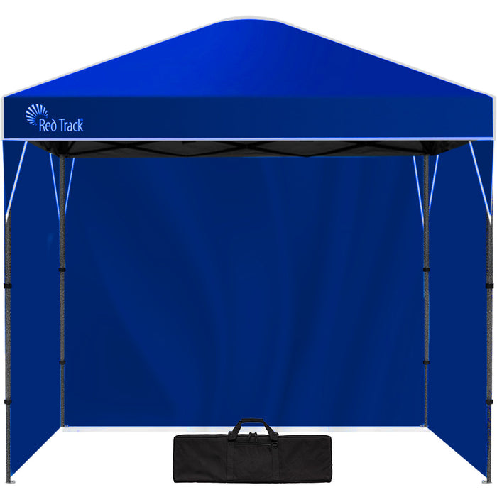 3X3M Ultra Compact Folding Gazebo Walls Carry Bag Portable Outdoor Popup Marquee For Camping Beach Navy Blue