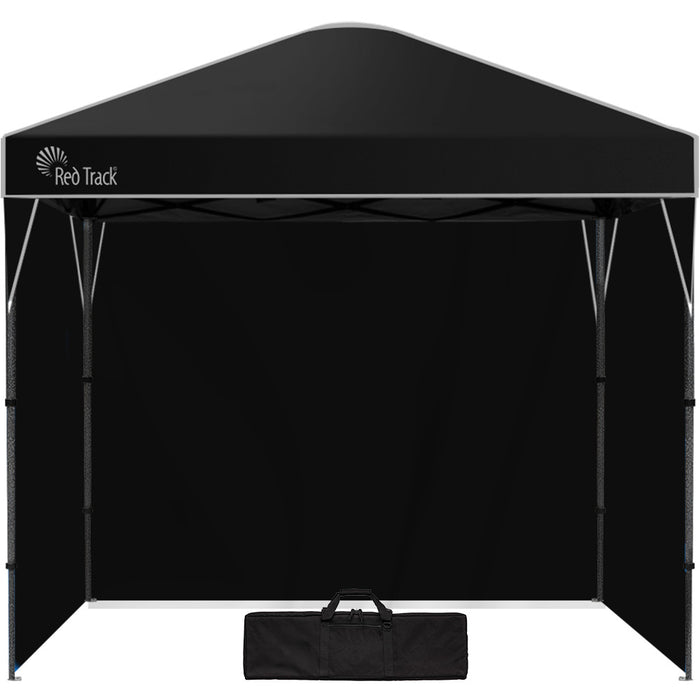 3X3M Ultra Compact Folding Gazebo Walls Carry Bag Portable Outdoor Popup Marquee For Camping Beach Black