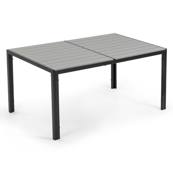 150X90Cm Outdoor Dining Table Rectangular Furniture For Outside