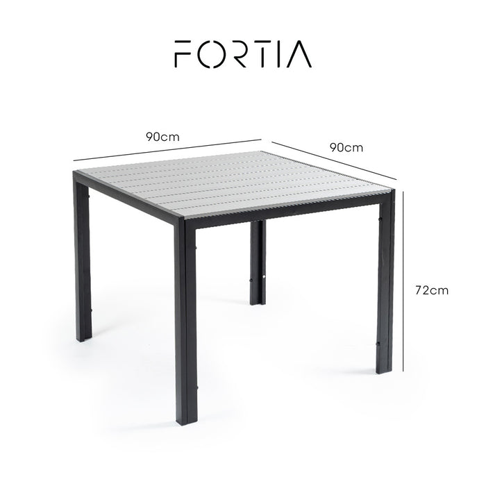 90 X 90Cm Outdoor Dining Table Square Furniture For Outside
