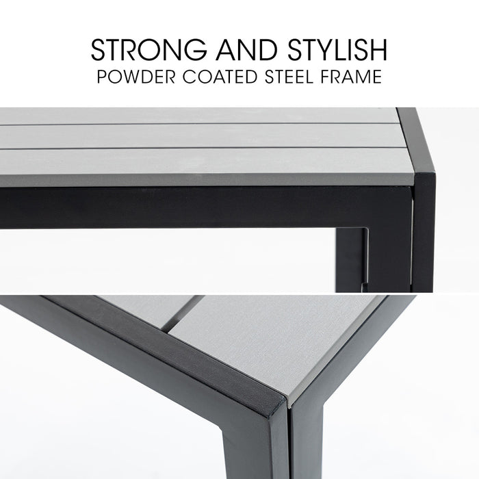 90 X 90Cm Outdoor Dining Table Square Furniture For Outside