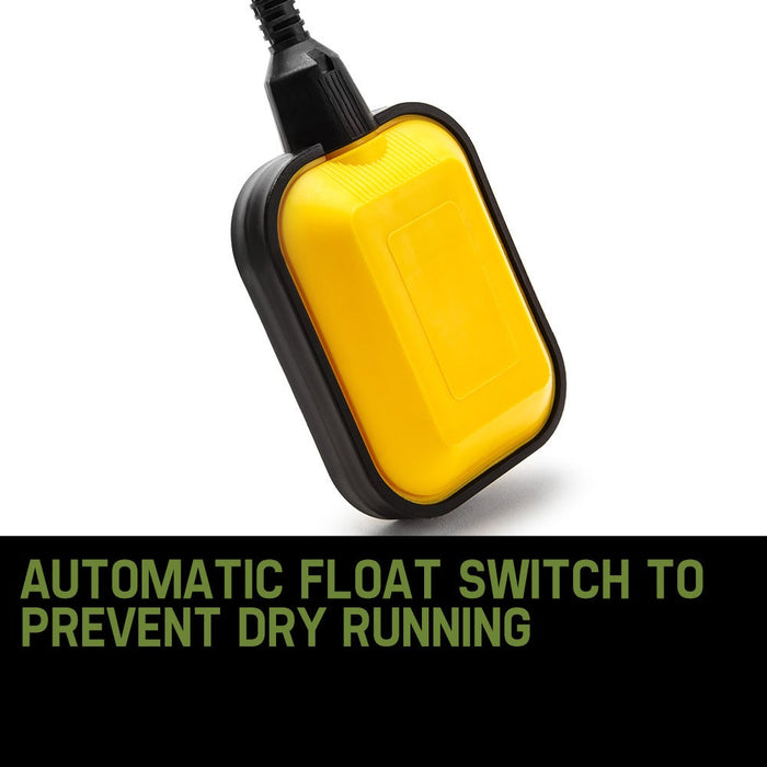 2000W Submersible Dirty Water Pump Bore Tank Well Steel Automatic