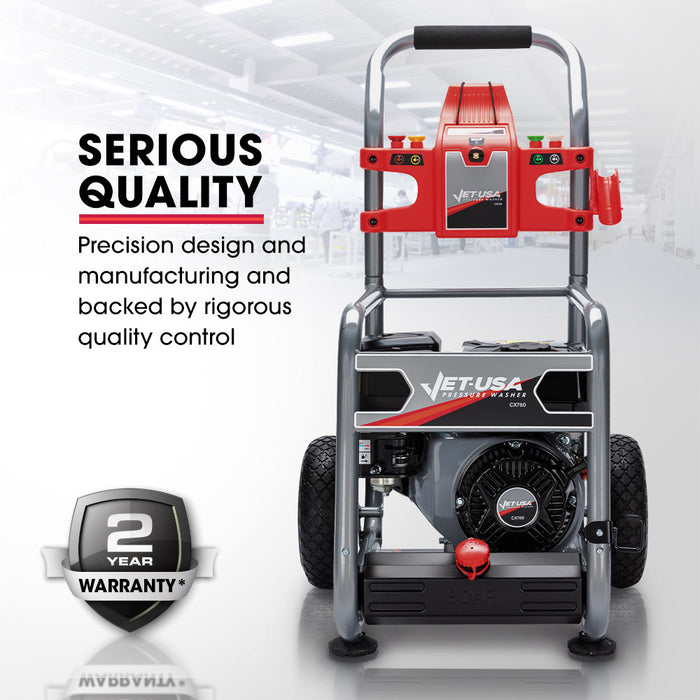 4800Psi Petrol Powered High Pressure Washer - Cx760