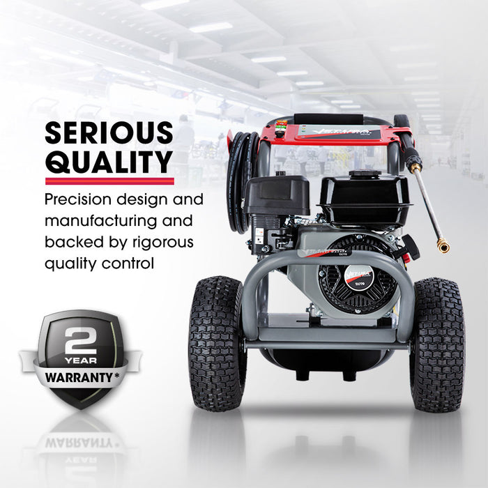 7Hp 4800Psi Petrol High Pressure Washer Gun Water Cleaner Gurney 4-Stroke Engine 30M Hose