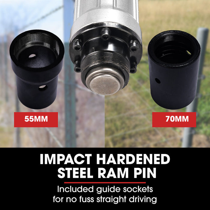 Hp360E 2200W Electric Post Driver With 2 Piling Socket Sleeves