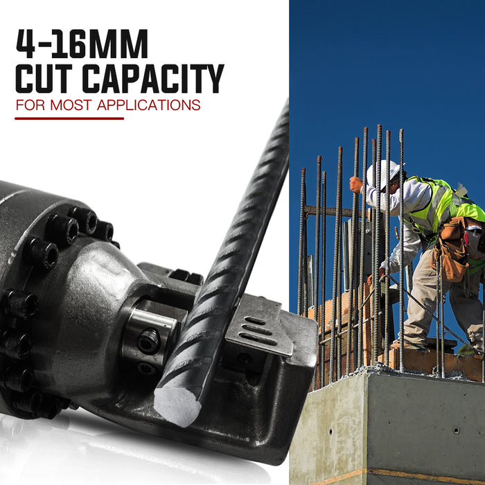 16Mm Rebar Cutter Hydraulic Electric Reo Bar Portable Machine Re 850W