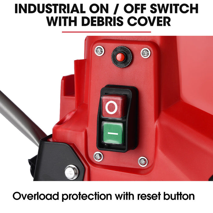 2000W 255Mm 10" Compound Table Saw With Stand Expandable Worktop Vacuum Port 45 Degree Bevel + / - 45 Degree Mitre Anti-Tip