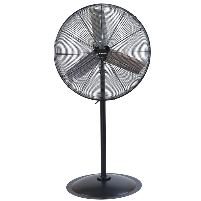 30 Inch 762Mm 300W Industrial Pedestal Fan Large Commercial Heavy-Duty 3 Speed Eess Certified