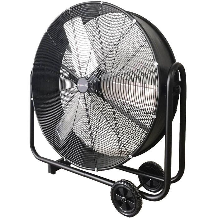 36 Inch 914Mm Industrial Mobile Floor Drum Fan 290W Brushless Motor Tilting Large Commercial Heavy-Duty Frame Eess Certified