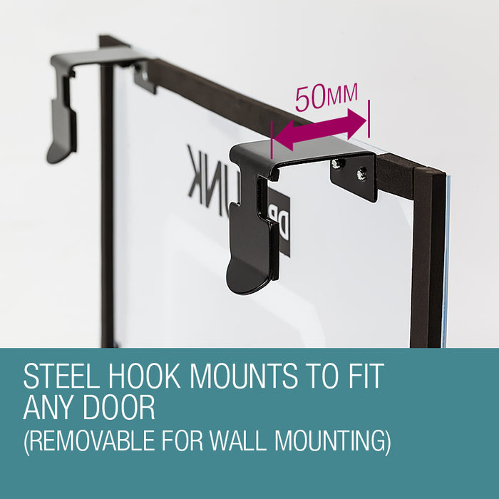 Indoor Mini Basketball Hoop Ring Backboard Kit Door Mounted Mount Kid Set