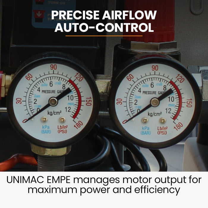 2Hp 50L Silent Oil-Free Portable Electric Air Compressor Vertical For Airtools Tyre Inflation