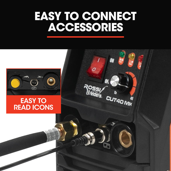 40 Amp Plasma Cutter Portable Oxy Torch Welder Cutting Machine 15A Plug